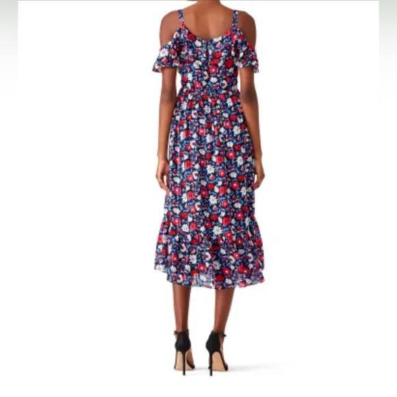 📍Kate Spade New York 💯 silk  Daisy Midi Dress - Picture 2 of 4